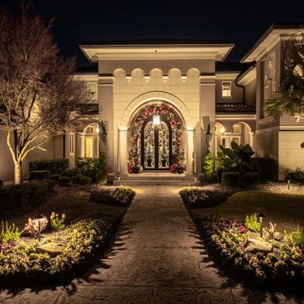 landscape lighting in Kyle TX