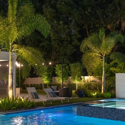 landscape lighting in San Marcos TX